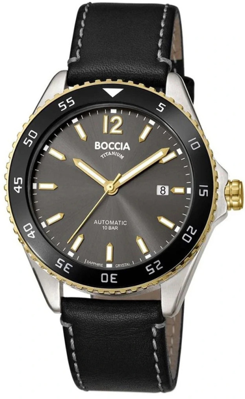 Boccia 3653-03 Men`s Watch Automatic Titanium 43mm