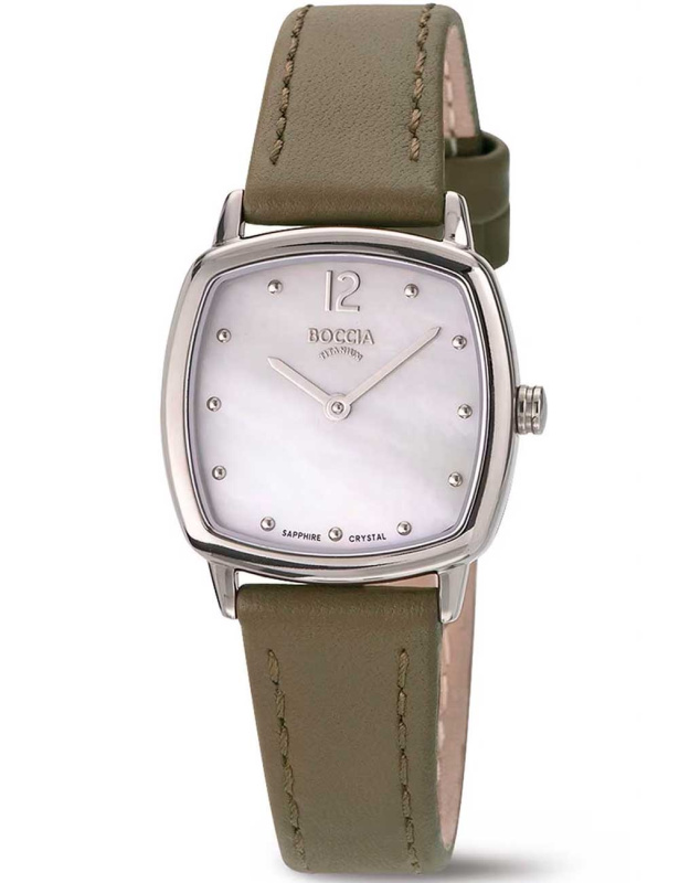Boccia 3343-01 Titanium Sapphire crystal 25mm 5ATM