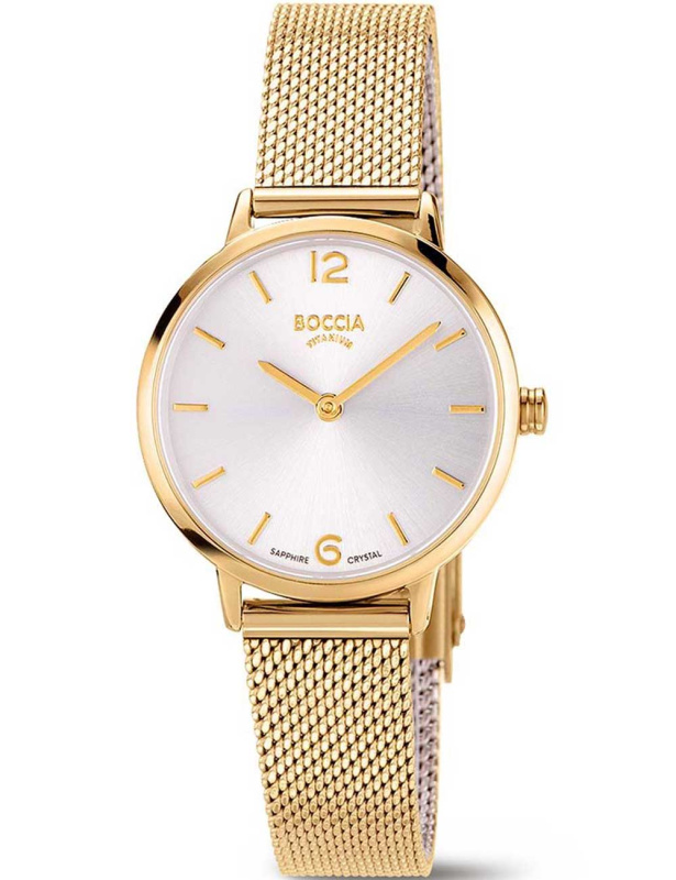 Boccia 3345-03 Titanium Sapphire crystal 28mm 5ATM