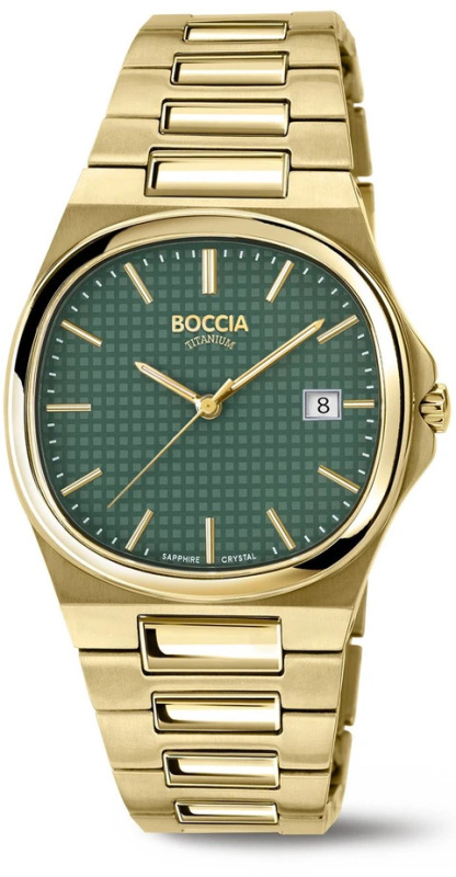 Boccia 3657-05 Titanium Sapphire crystal 39mm 5ATM