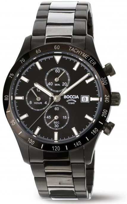 Boccia 3739-02 Titanium Chronograph 40mm 10ATM
