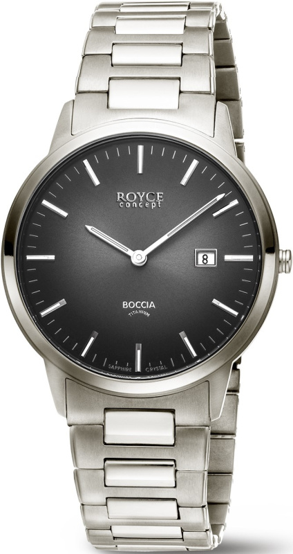 Boccia 3658-04 Titanium Sapphire crystal 39mm 5ATM