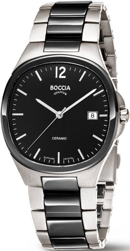 Boccia 3668-01 Titanium Sapphire crystal Keramik 38mm 5ATM
