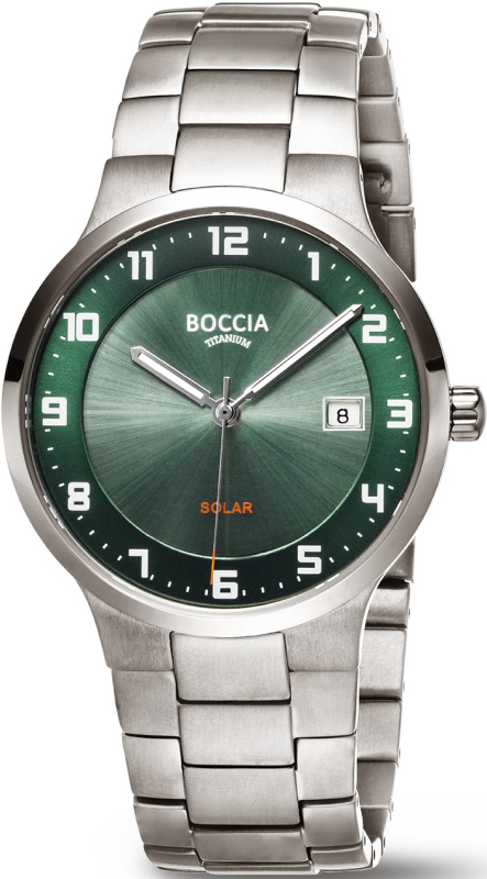 Boccia 3652-04 Titanium Solar Sapphire crystal 39mm 5ATM