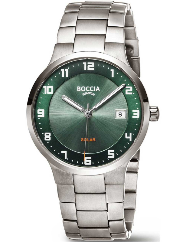 Boccia 3652-04 Titanium Solar Sapphire crystal 39mm 5ATM