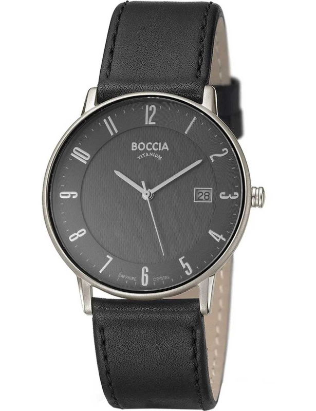 Boccia 3607-05 Titanium Sapphire crystal 39mm 5ATM