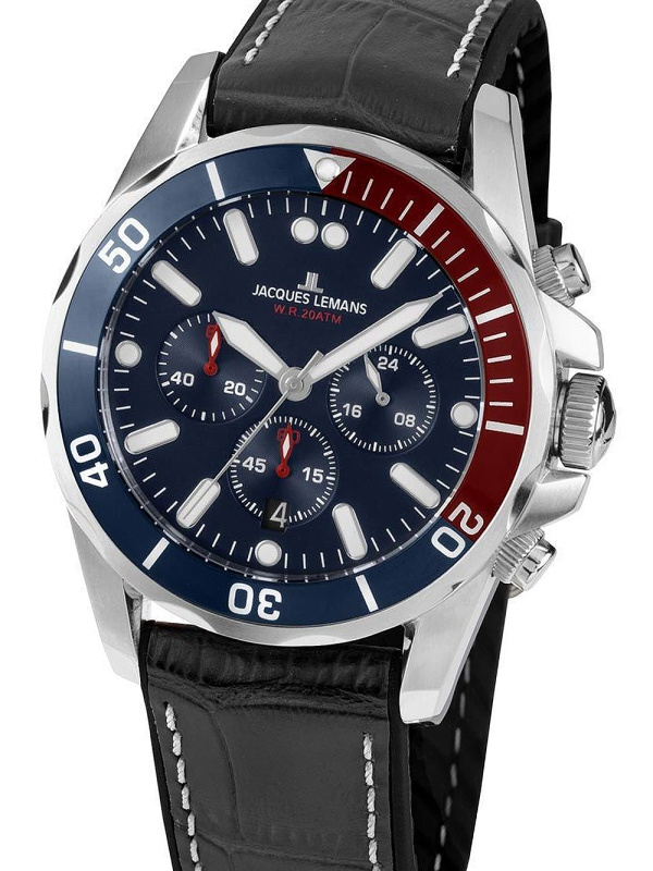 Jacques Lemans 1-2091B Liverpool Chronograph 43mm