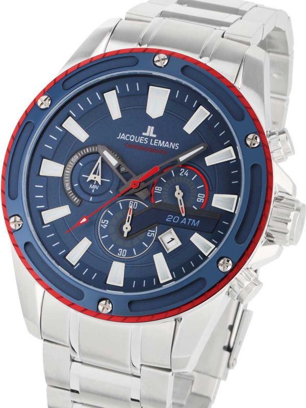 Jacques Lemans 1-2141F Liverpool Chronograph 48mm