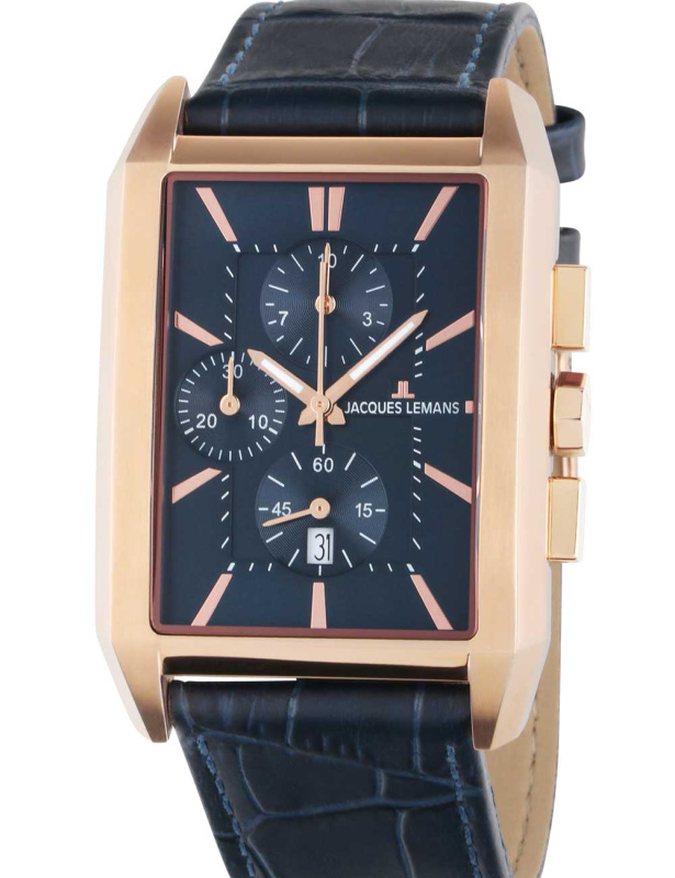 Jacques Lemans 1-2161.1G Torino Chrono 34mm 5ATM