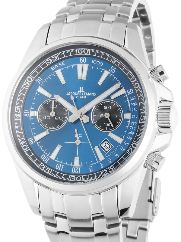 Jacques Lemans 1-2117ZC Liverpool Chrono 44mm 20ATM