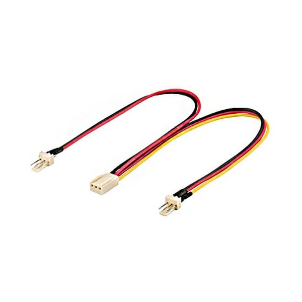 PremiumCord rozdvojka pro napájení ventilátorů 3pin 0,22m
