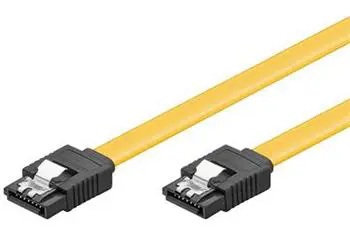 PremiumCord 0,5m SATA 3.0 datový kabel  1.5GBs / 3GBs / 6GBs, kov.západka
