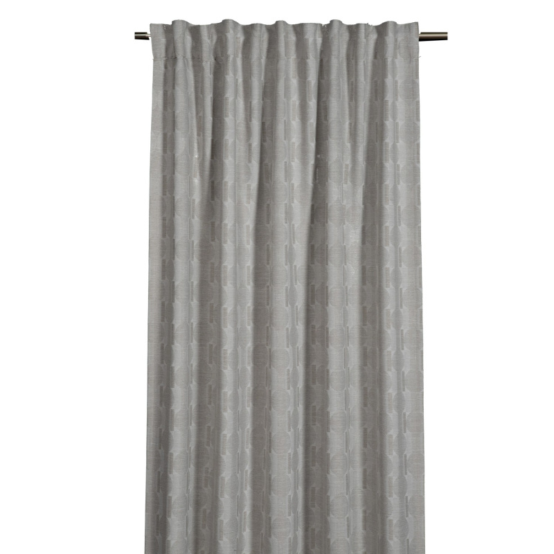 Sehlbach Závěs se skrytými poutky, kruhy, béžový, 245 x 135 cm