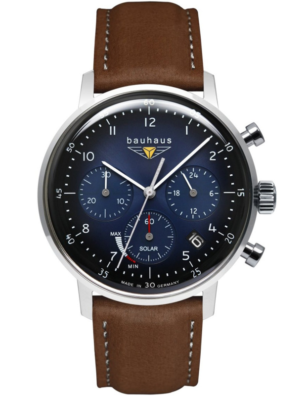 Bauhaus 2086-3 Dessau Solar Chrono 41mm 5ATM