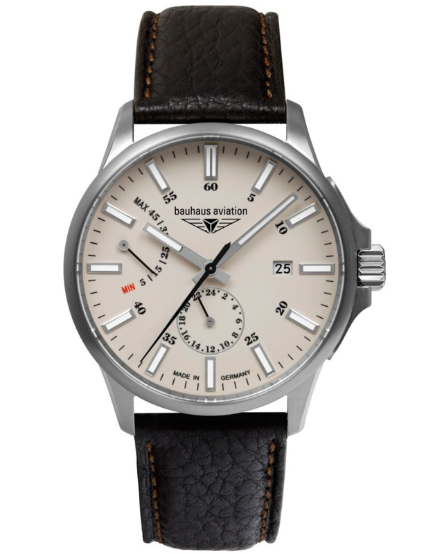 Bauhaus 2860-5 Aviation Automatik Titanium 42mm 10ATM