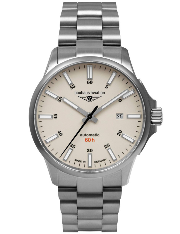 Bauhaus 2864M-5 Aviation Automatik Titanium 42mm 10ATM