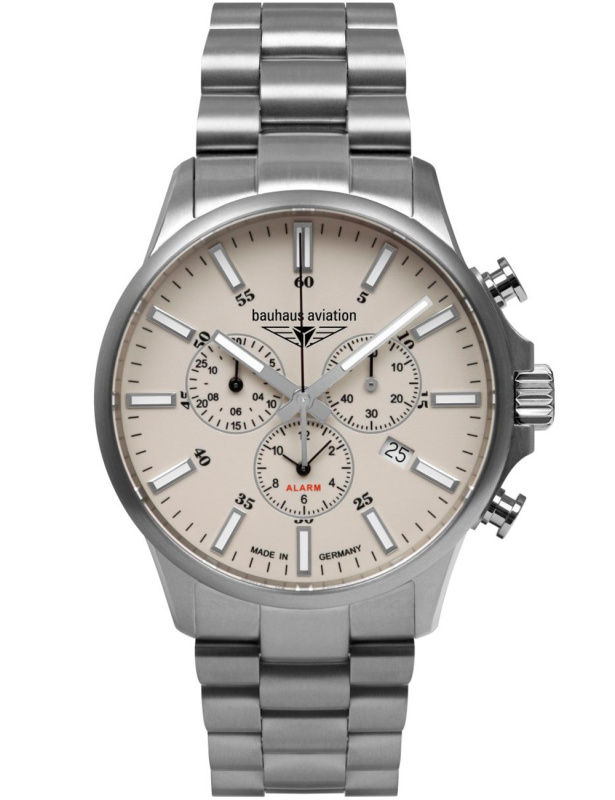 Bauhaus 2880M-5 Aviation Chrono Titanium 42mm 10ATM
