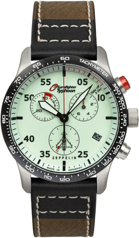 Zeppelin 72985 Eurofighter Typhoon quartz 43mm
