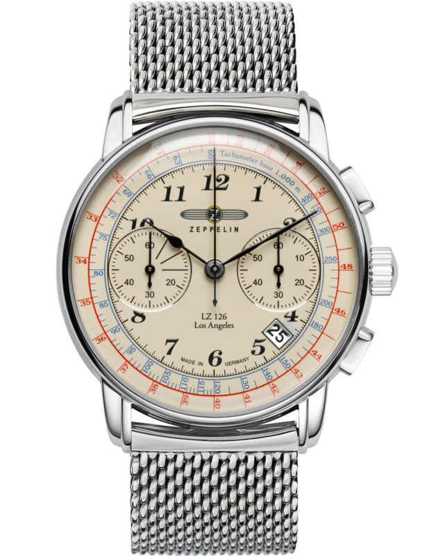 Zeppelin 7614M-5 Los Angeles Chronograph 42mm 5ATM