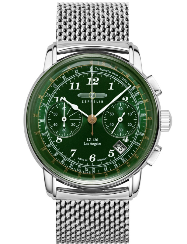 Zeppelin 7614M-4 Los Angeles Chronograph 42mm 5ATM