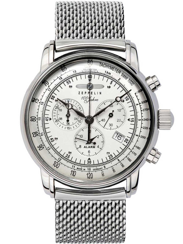 Zeppelin 7680M1 100 Jahre Alarm Chrono - 43 mm