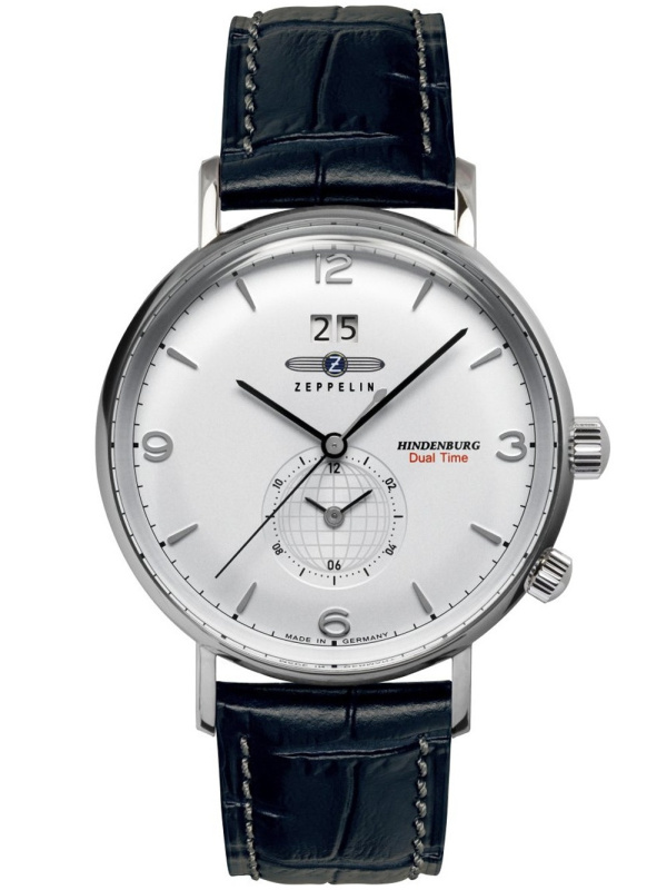 Zeppelin 8044-1 Hindenburg Dual Time 40mm 5ATM