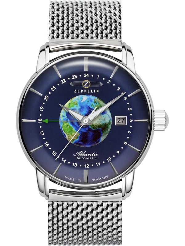 Zeppelin 8468M3 Atlantik GMT Automatic 42mm 5ATM