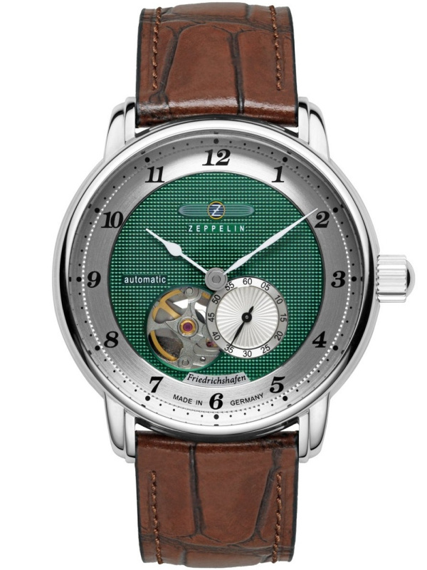 Zeppelin 8566-2 Friedrichshafen Open Heart Automatic 40mm 5ATM