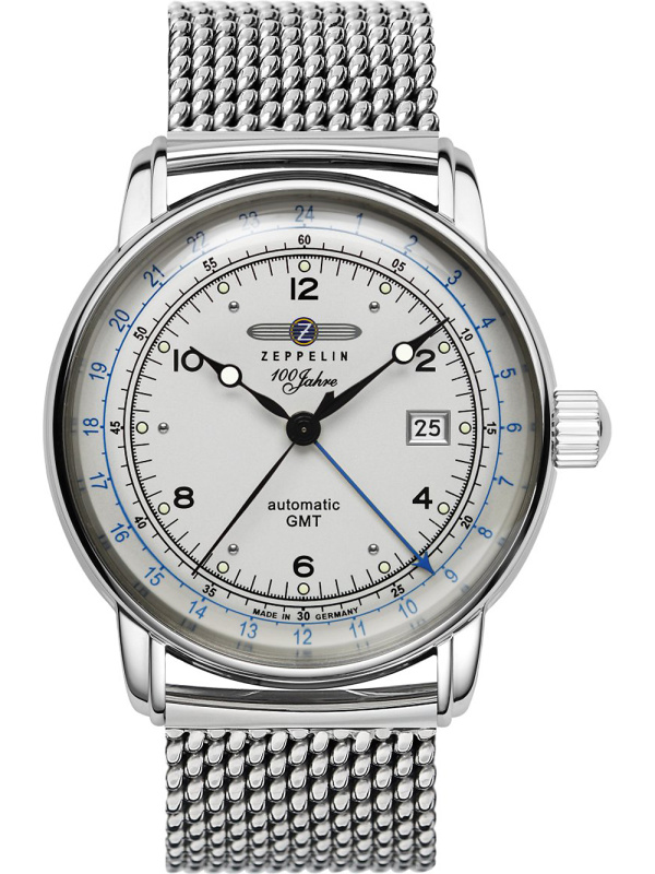 Zeppelin 8666M1 100 Years Zeppelin ED.1 Automatic GMT 42mm 5ATM