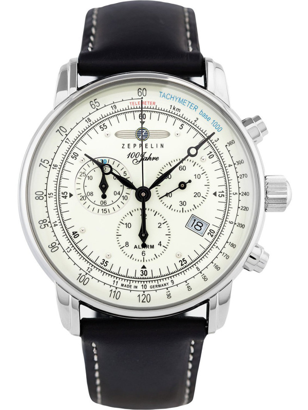 Zeppelin 86803 100 Years Alarm chrono - 43mm