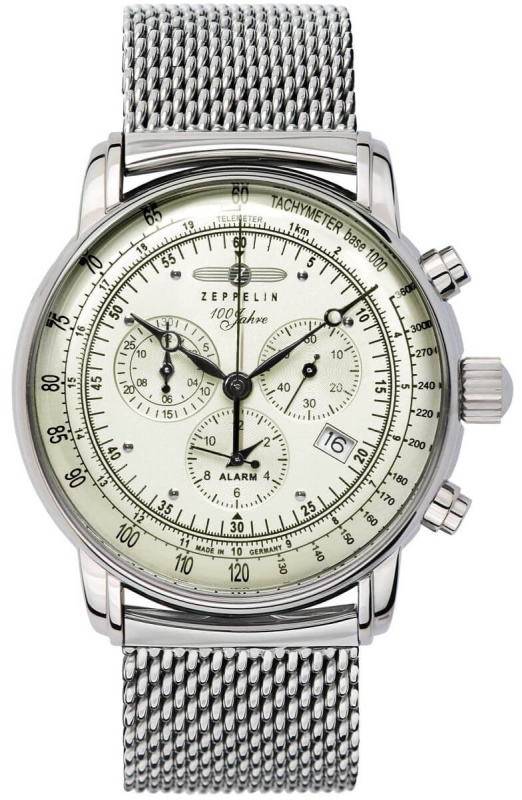 Zeppelin 8680M3 100 Years Alarm chrono - 43mm
