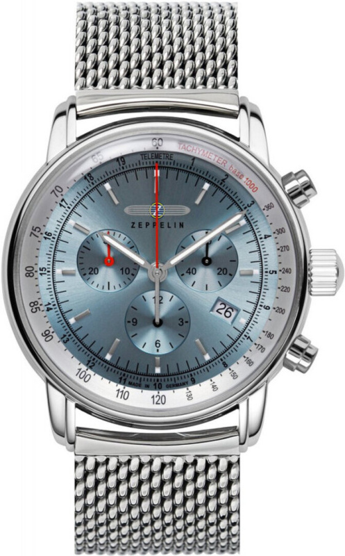 Zeppelin 8886M3 LZ-14 Marine Chronograph 42mm 5ATM