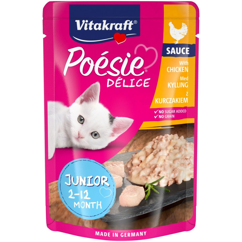 Vitakraft Poésie Délice Kompletní krmivo pro koťata s kuřecím