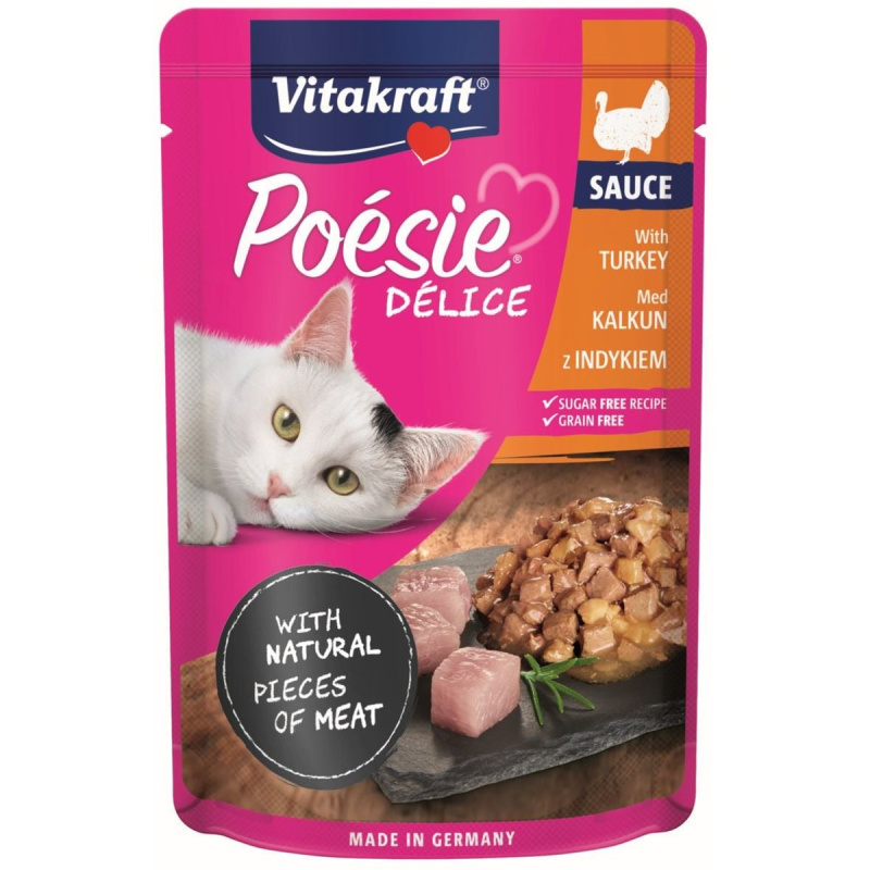 Vitakraft Poésie Délice Kompletní krmivo pro kočky s krůtím