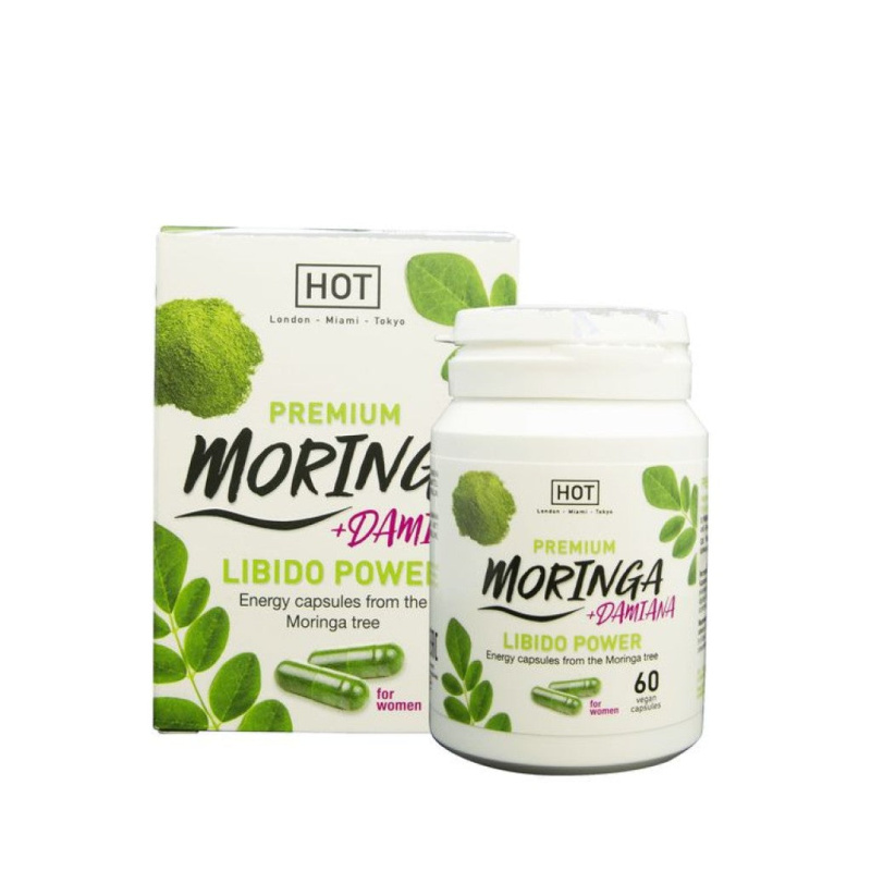 Afrodiziakální kapsle - Hot Moringa Libido Power