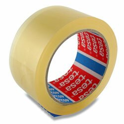 Tesa - nehlučná balicí páska - 50 mm × 66 m, transparentní