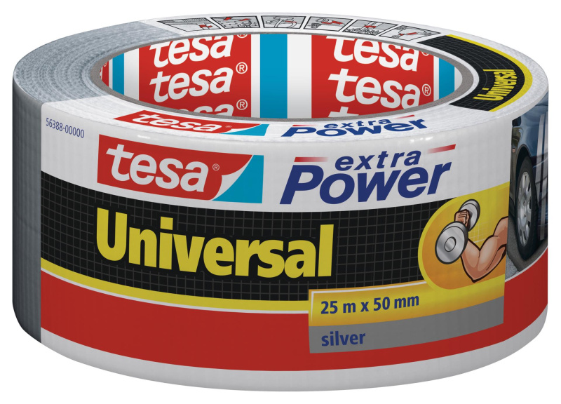 Lepicí páska Tesa Extra Power - stříbrná