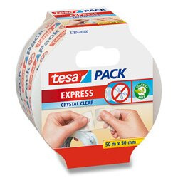Tesa Express Crystal Clear - samolepicí páska - transparentní, 50 mm x 50 m