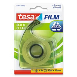 Tesa Film EcoClear - lepicí páska se zásobníkem - 19 mm ×  33 m