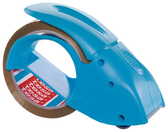 Tesa Pack´n´go - odvíječ pásky - 50 mm × 66 m, modrý