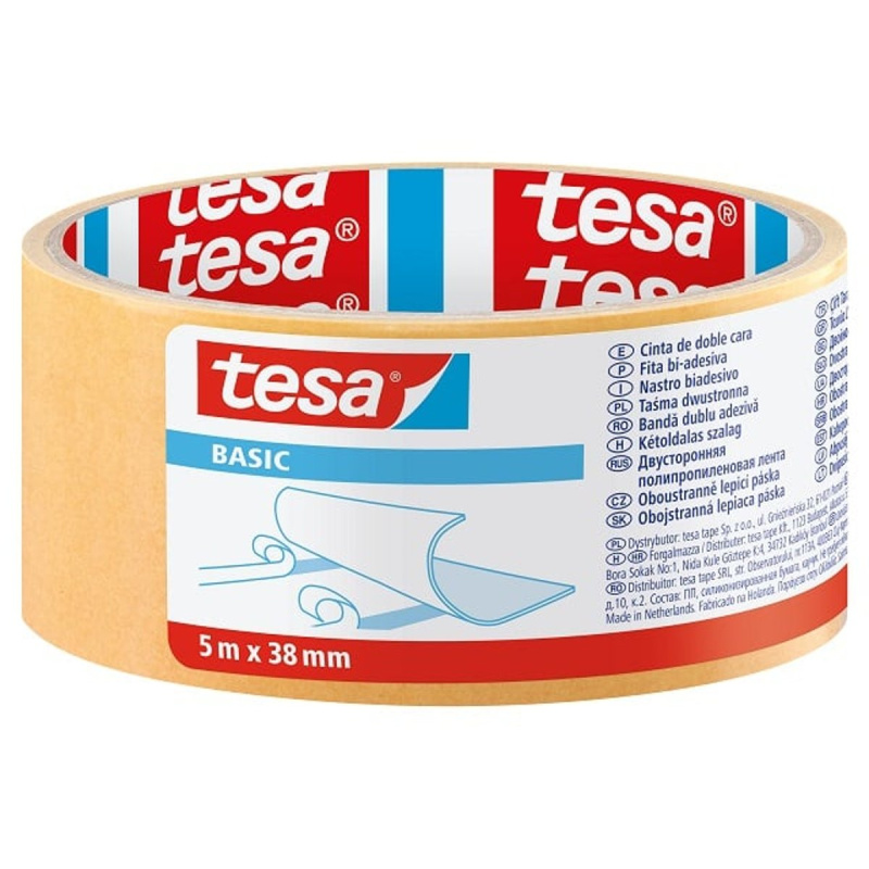 Tesa Oboustranná lepicí páska basic 38 mm