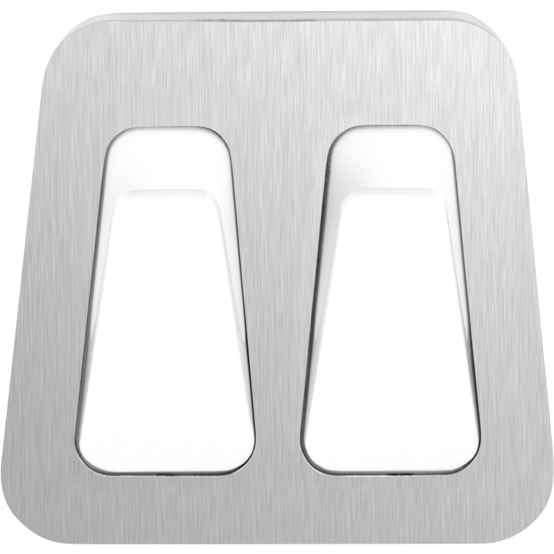 tesa Samolepící háček Powerstrips dvojitý voděodolný, nerezová ocel/plast