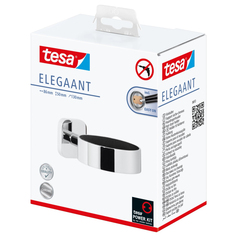 Tesa Elegaant držák fénu chrom 40441-00000-00