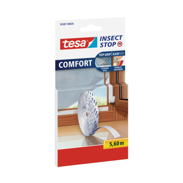 Tesa® Insect Stop COMFORT Náhradní role suchého zipu 5,6 m – 55387-00020-00