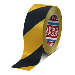 Tesa 4169 - vyznačovací páska - 50 mm × 33 m, černo-žlutá