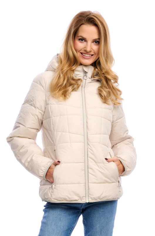 Dámská bunda NEW VIEW béžová - XXL