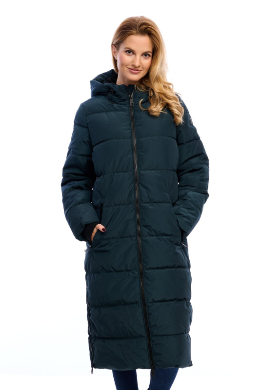 Dámský kabát NEW VIEW zelená - XL