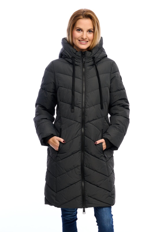 Dámský kabát NEW VIEW zelená - XL