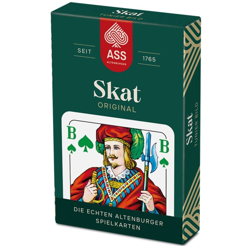 Ass Altenburger skat turnajový obrázek (německo-francouzské), 4 barvy - 1 kus