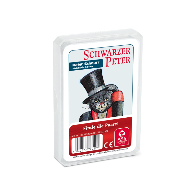 Ass Altenburger schwarzer peter „kater schnurr“ – karetní hra - 1 kus